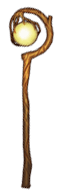 The scepter of the spell