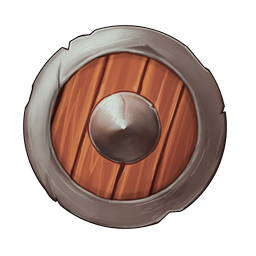 Small round shield