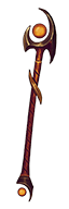 Thick and long wooden stick