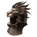 Black horn helmet