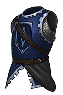 Black battle robe